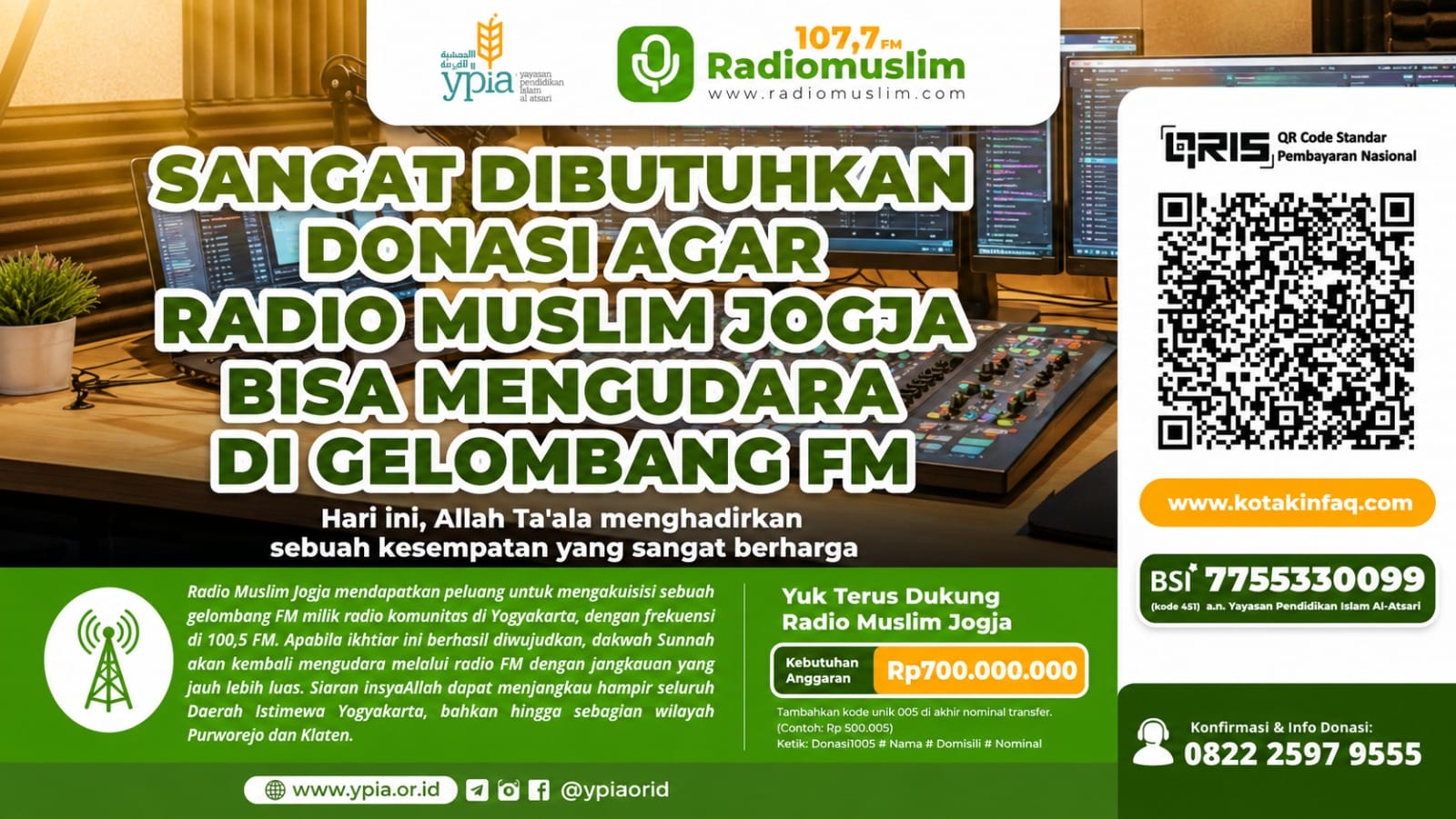 Donasi Akuisisi Radio FM